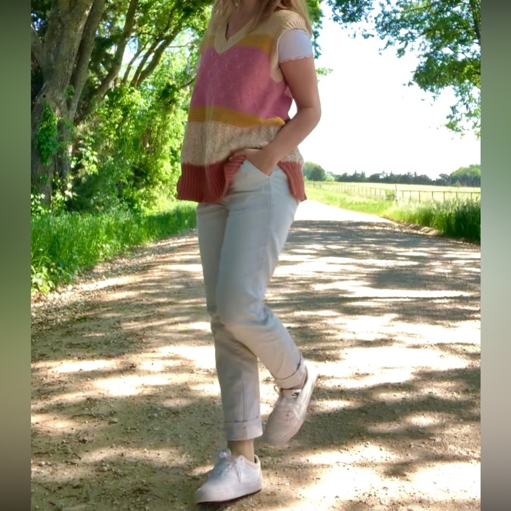 Umgee oversized sweater vest